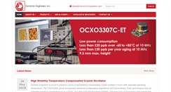 Desktop Screenshot of dynamicengineers.com